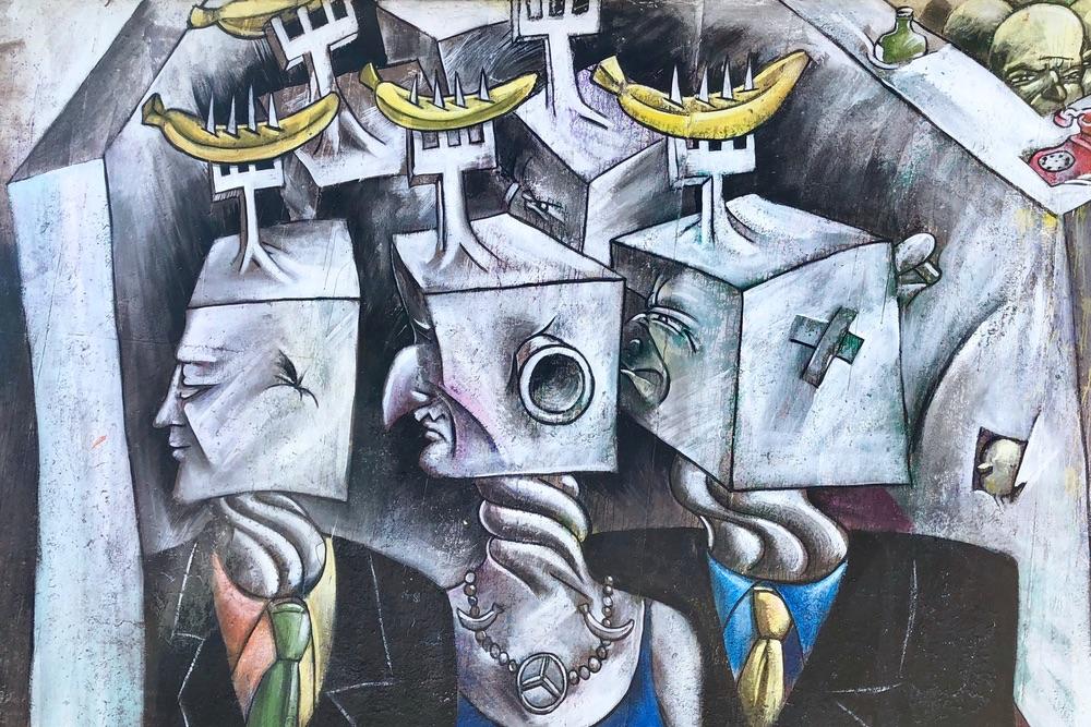 East Side Gallery graffiti art